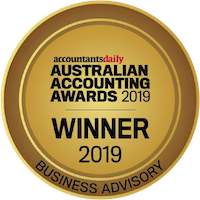 Australian Accounting Awards 2019 winner – Business Advisory