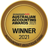 Australian Accounting Awards 2021 winner – Accountant